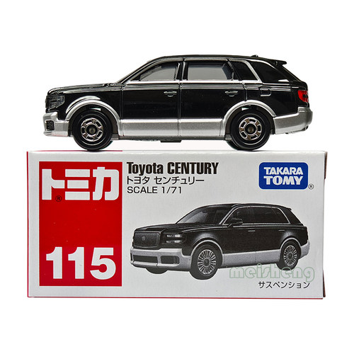 TOMY/多美卡红白盒仿真合金小汽车模型玩具115号丰田世纪SUV初回