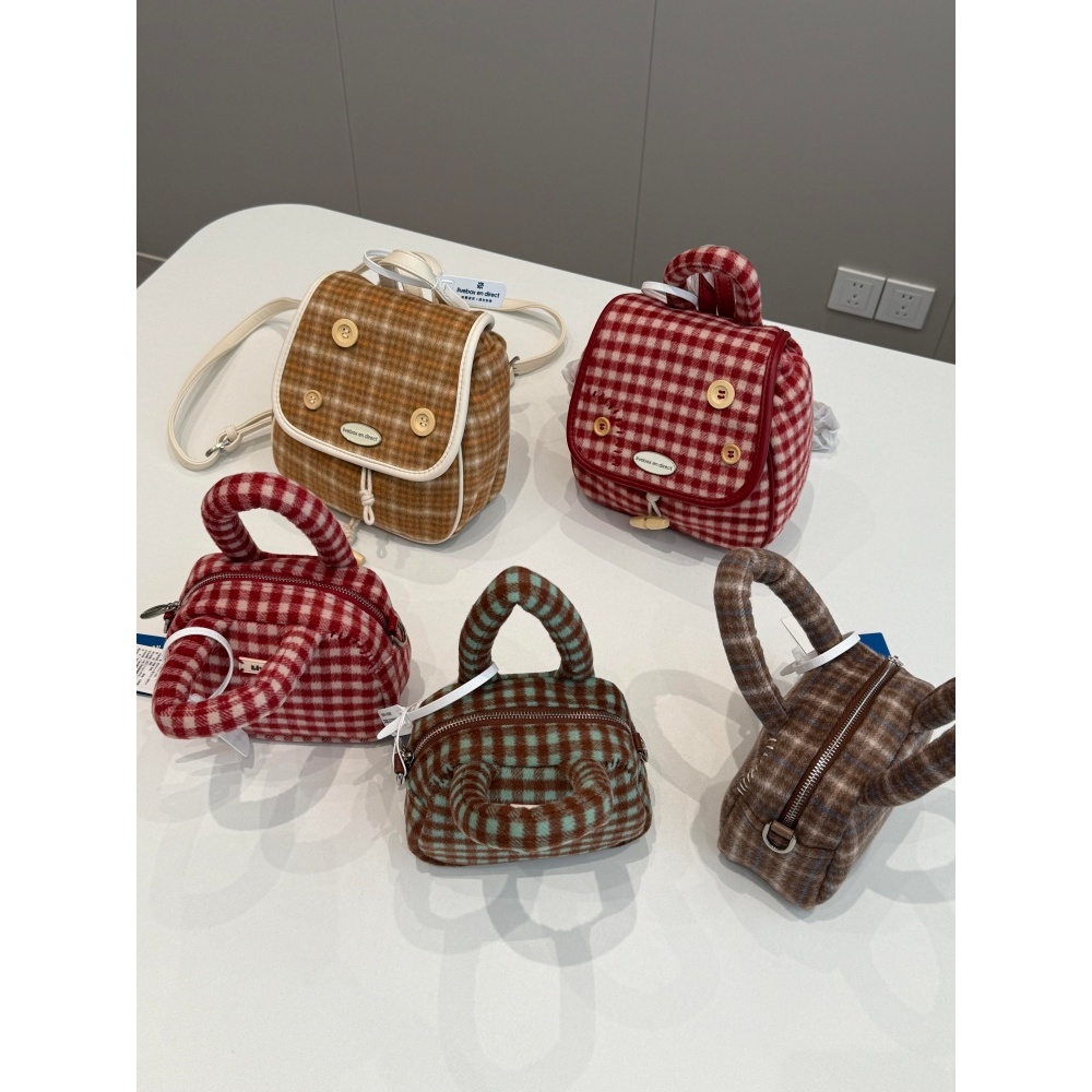 捡漏！强推！50羊毛！线上239+可爱格纹包包系列T375