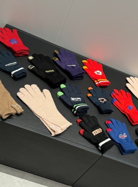 订单剩余！超值！国外商场200+成人儿童款针织手套T810