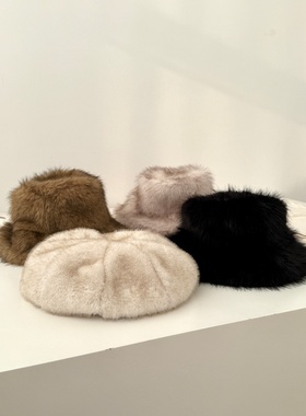 捡漏！淘到商场320+环保皮草渔夫帽系列S911