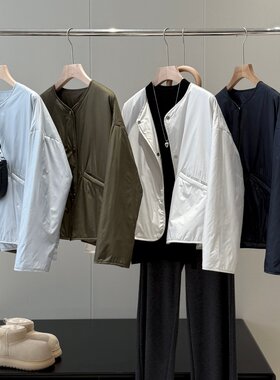 轻薄不臃肿！50桑蚕丝！红人店同品质599+简约棉服0394