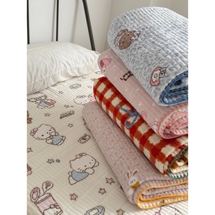 捡漏 高密度牛奶绒双面可用床盖S960 同品质159