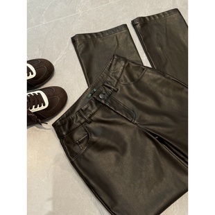 秋冬皮裤 国外商场260 S927 捡漏 省两百多