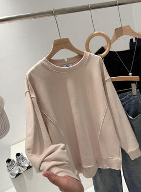 捡漏！淘到国外商场179+宽松圆领毛圈棉卫衣S305