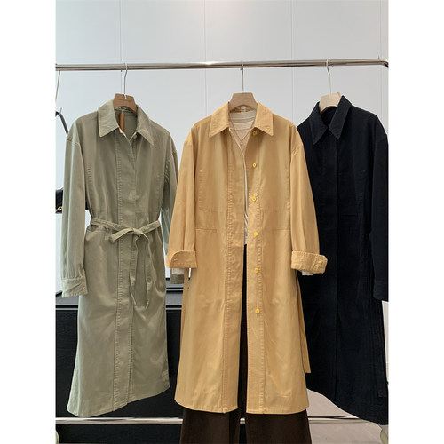 捡漏！100棉！门店599初秋工装风衣外套S413