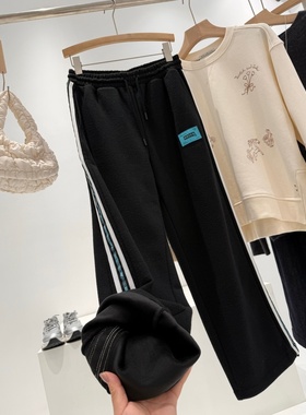 捡漏！淘到门店259！加绒侧条束口卫裤T467