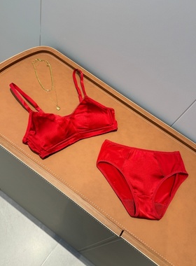 本命年内衣安排上了！桑蚕丝高品质！商场298+红色套装Y069