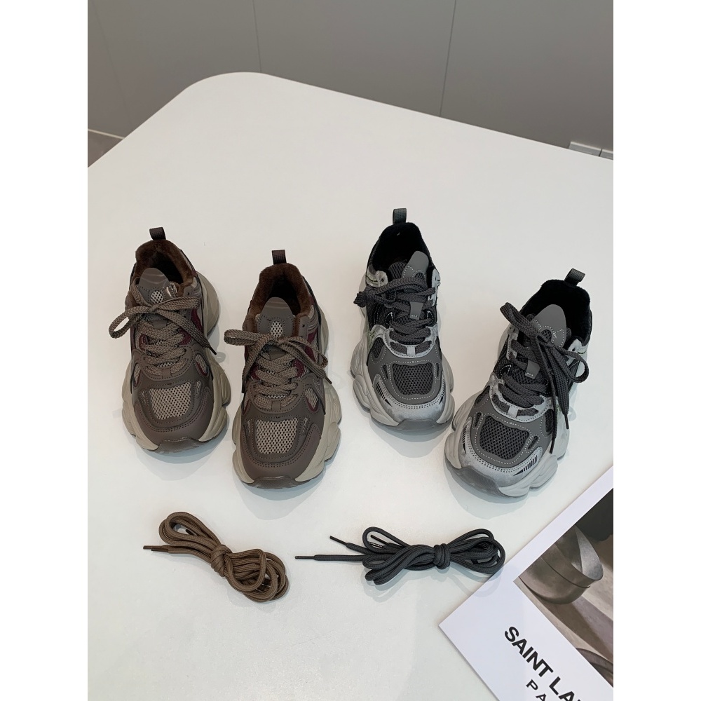 原厂跟单！门店690+加绒秋冬复古老爹鞋T649