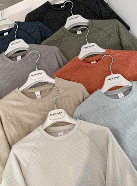 捡漏！外贸工厂单！速干透气男士运动短袖 女生也可 k273