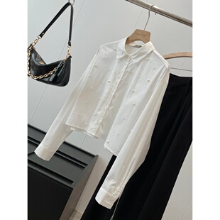 U043 棉质钉珠衬衫 捡漏 淘到国外149