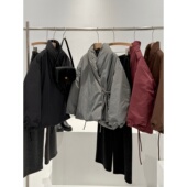 道袍式 捡漏 淘到国外商场460 廓形系带Y473