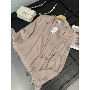 外套S209 缎面光泽感休闲西装 捡漏 淘到国外700