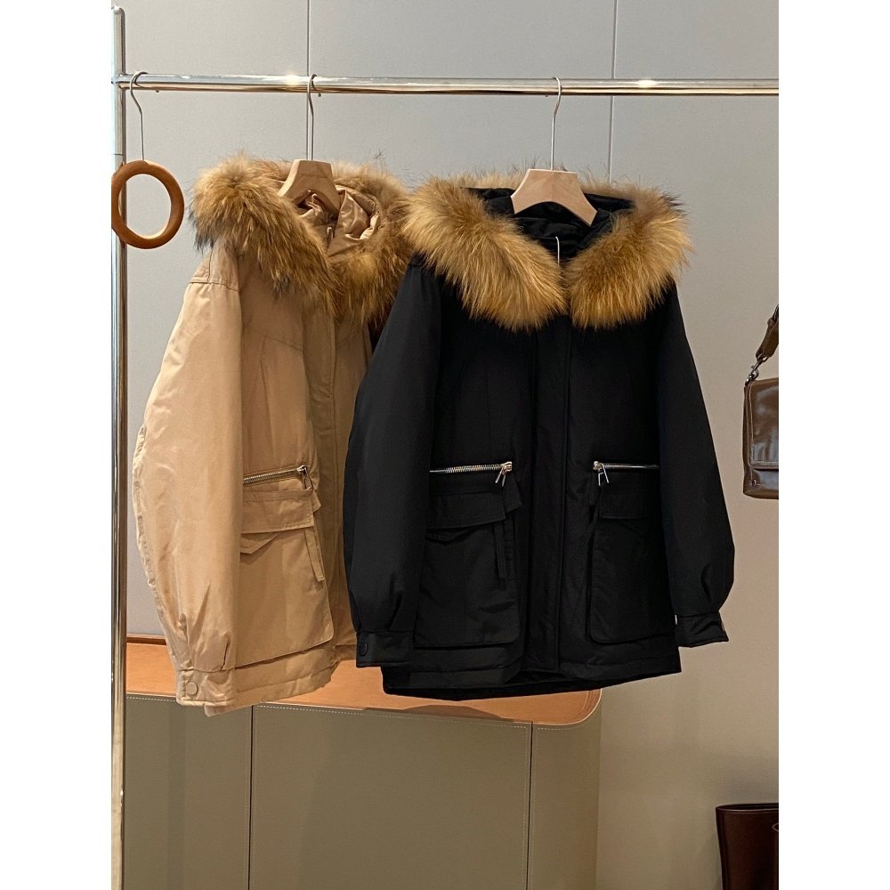 商场订单！90白鸭绒！貉子毛皮～门店549+羽绒服T991,女装/女士精品,羽绒服,淘宝优惠券,粉丝福利购,淘宝优惠卷