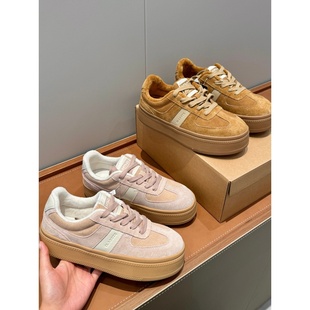 加绒板鞋 牛反绒皮 冬季 商场298 S940 捡漏