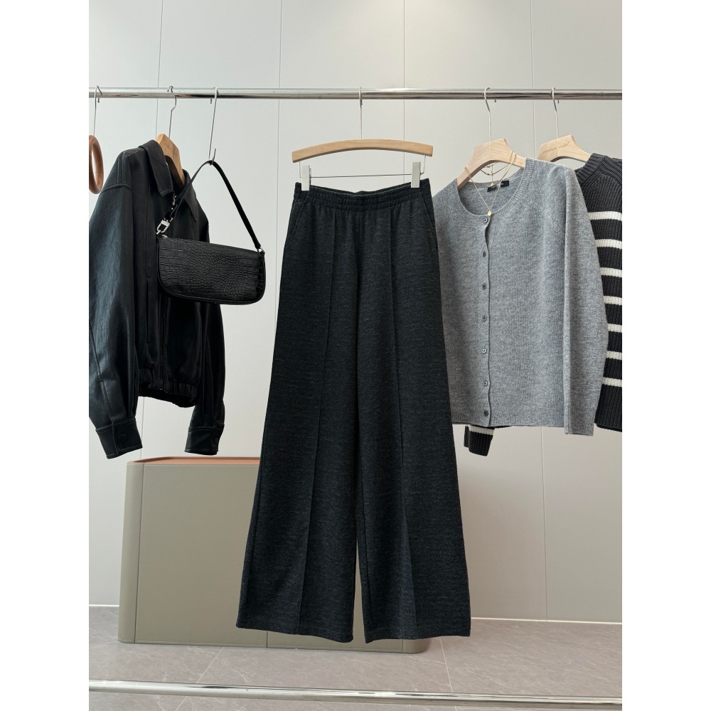 捡漏!非平替~国外商场250+棉质秋冬款休闲针织裤R975