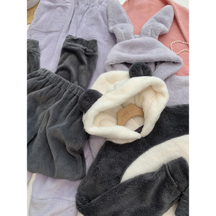 捡漏 R179 少量～淘到门店199珊瑚绒情侣睡衣双面绒家居服套装