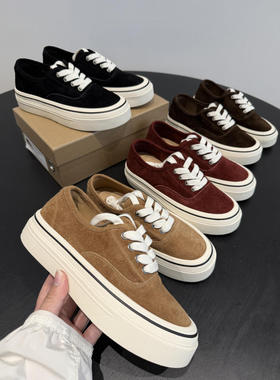 捡漏！头层牛反绒！淘到商场699+反绒牛皮增高百搭板鞋S385