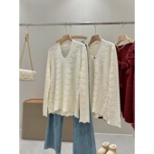 精纺提花针织衫 74绵羊毛带质检 超重工～同品质300 S447