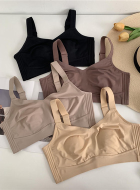 强推！大胸显小！国内商场149的薄款无痕内衣M-4XL j585