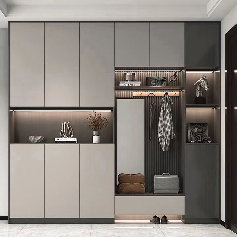 厂家全铝屋卧室定制衣柜整体家具房间全爱格兔宝宝板材用工定做馈