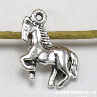 速卖通Ebay爆款 diy 手工材料 饰品配件 古银合金小马吊坠 挂件