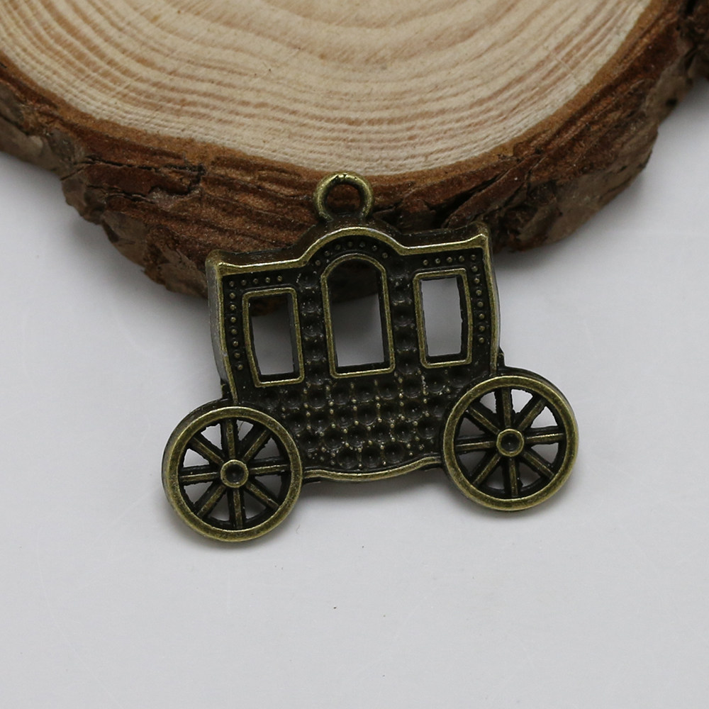 diy合金饰品配件 复古青铜西方贵族南瓜马车吊坠 手工材料配饰