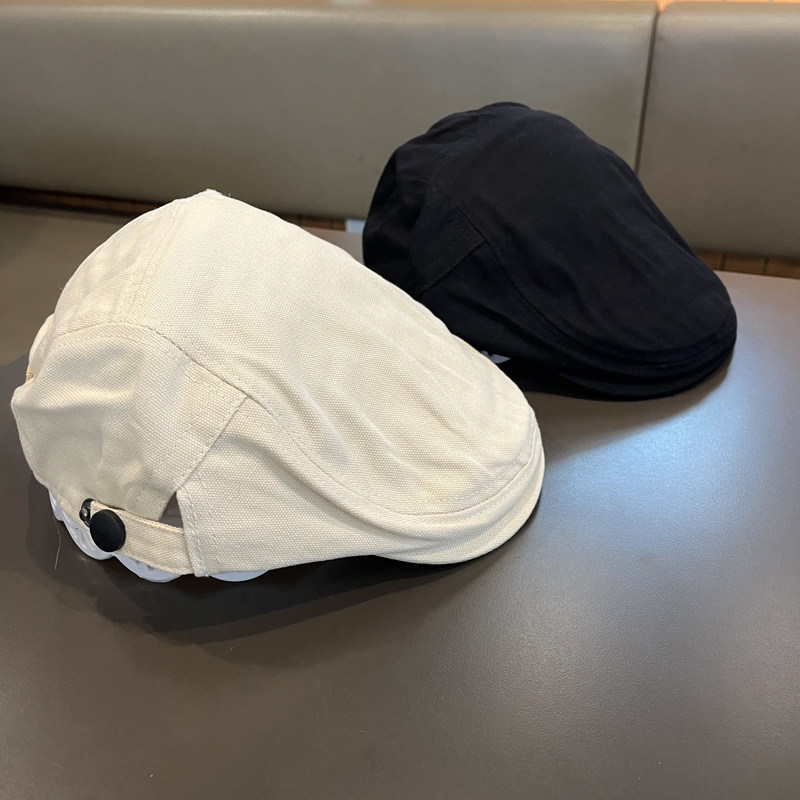 新款儿童反戴贝雷帽春秋英伦女童宝宝前进贝雷帽子男童字母帽春款