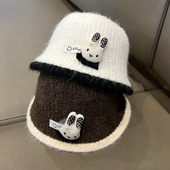 韩版 渔夫帽男童女童休闲百搭宝宝小兔水桶帽冬潮 儿童帽子秋冬时尚