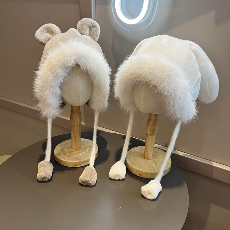 儿童帽子男宝宝加绒韩版可爱小兔护耳帽女童冬天百搭保暖毛绒帽潮,童装/婴儿装/亲子装,帽子,淘宝优惠券,粉丝福利购,淘宝优惠卷