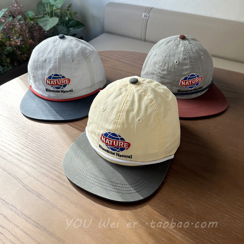 儿童帽子夏季女童遮阳鸭舌帽韩国男孩透气速干防晒宝宝薄款棒球帽