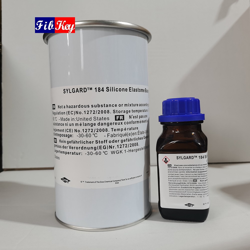 中科院指定道康宁SYLGARD184双组分透明10:1室温热固化高强度PDMS