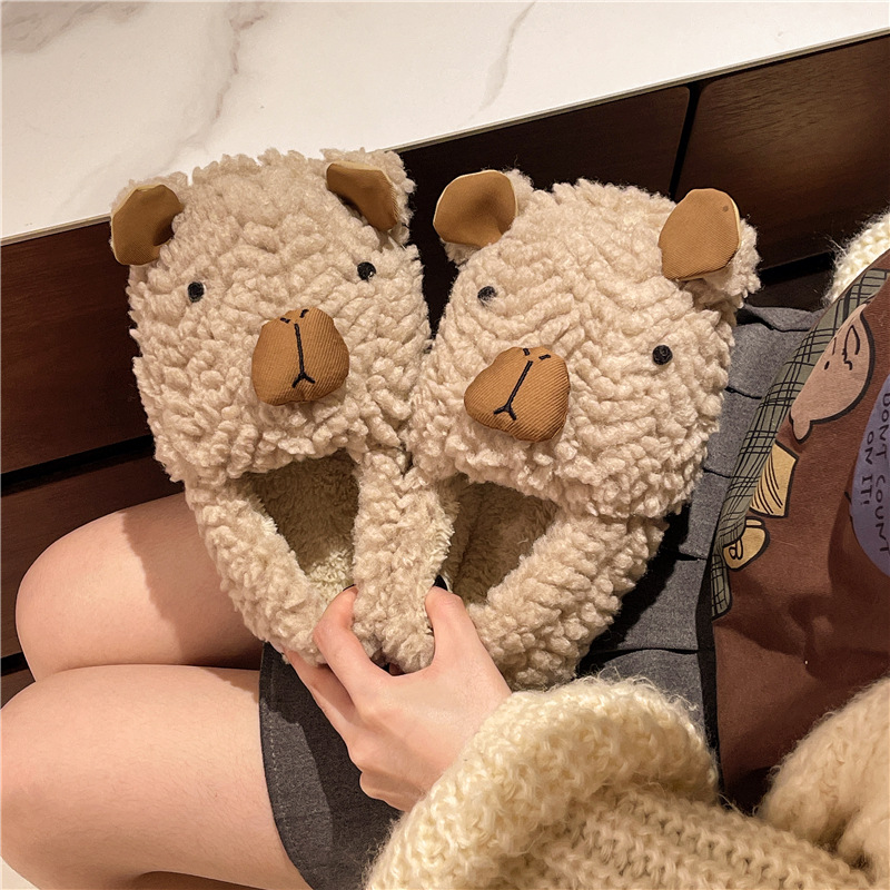 卡通可爱包跟棉鞋2025冬季新款