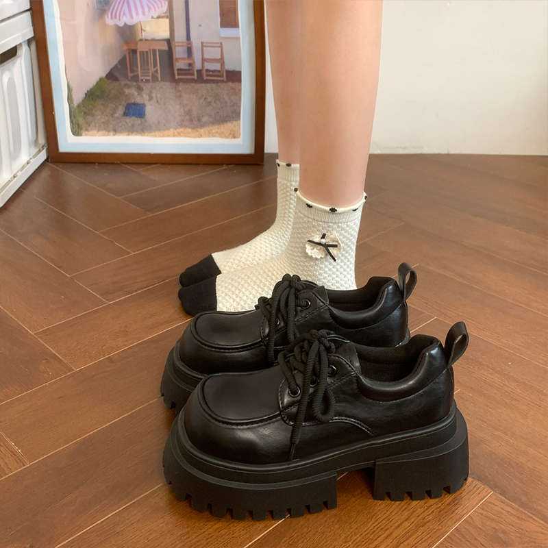 乐福鞋黑色玛丽珍单鞋女2025春季