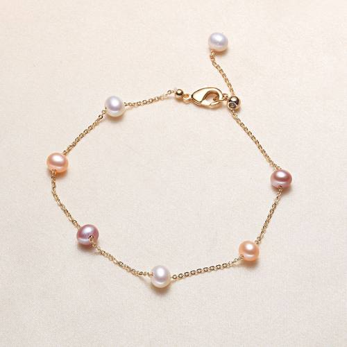 天然淡水珍珠满天星手链