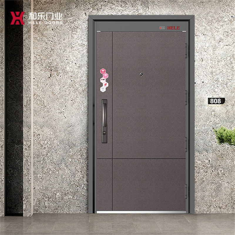 和乐门业甲级门-乐尊 轻奢简约 防盗入户门 进户门 钢质门可定制