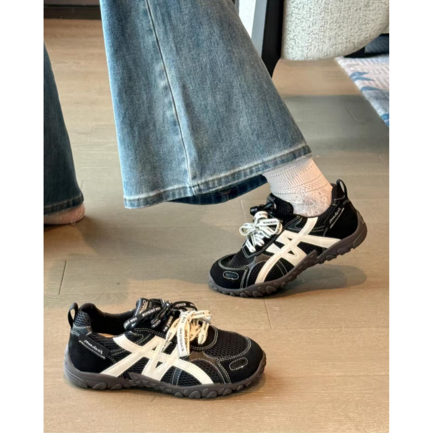 2025秋季新款复古黑色德训鞋