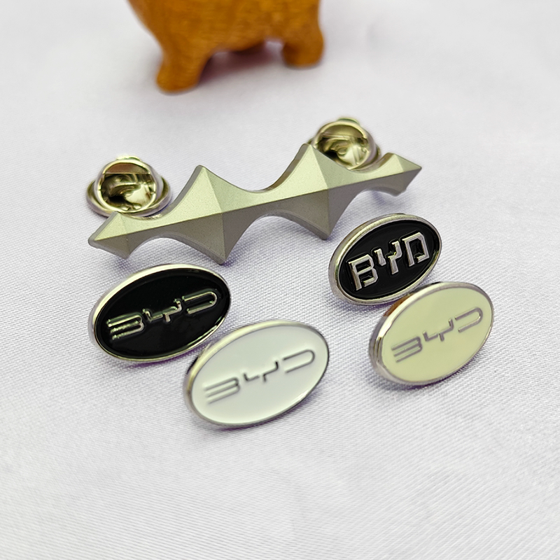 比亚迪BYD胸针方程豹徽章4S店徽标汽贸城胸牌牌金属领针司徽定做