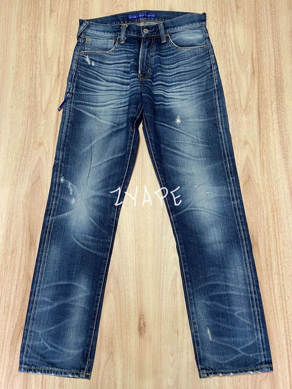 DENIM BY VANQUISH & FRAGMENT 藤原浩暴力水洗 闪电牛仔裤