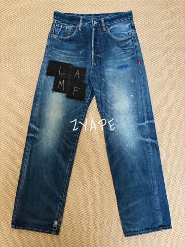 WTAPS 09SS T3 LAMF蜘蛛刺绣水洗牛仔裤