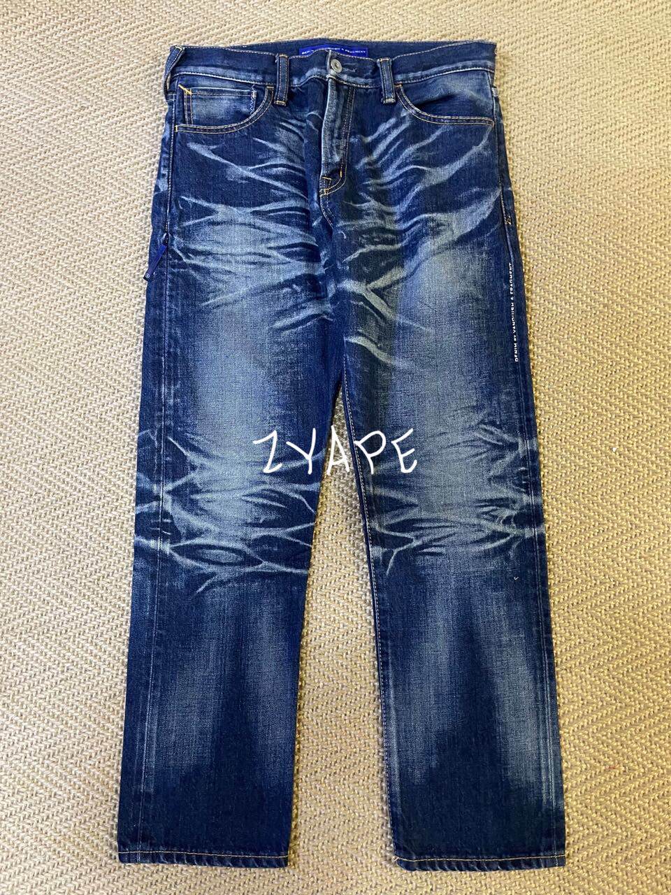 DENIM BY VANQUISH & FRAGMENT 藤原浩暴力水洗九分牛仔裤