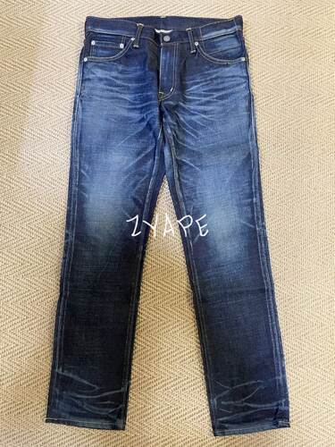 VISVIM SOCIAL SCULPTURE 04NW早期暴力水洗牛仔裤