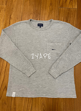 DESCENDANT GAUFRE WAFFLE DCDT华夫格鲸鱼长袖T恤