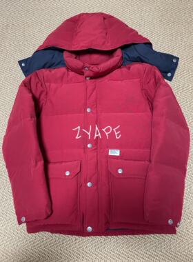 WTAPS DOWN JACKET 60/40面包连帽羽绒服
