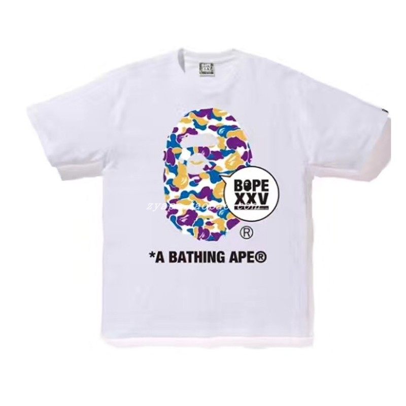 BAPE洛杉矶限定迷彩短袖T恤