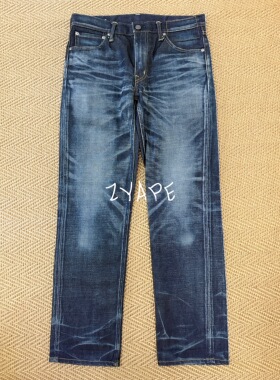 VISVIM SOCIAL SCULPTURE 03NW早期暴力水洗牛仔裤