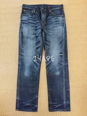 VISVIM SOCIAL SCULPTURE 03NW早期暴力水洗牛仔裤