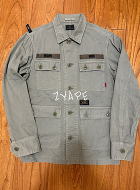 WTAPS JUNGLE 13SS蜡染水洗四袋衬衫外套