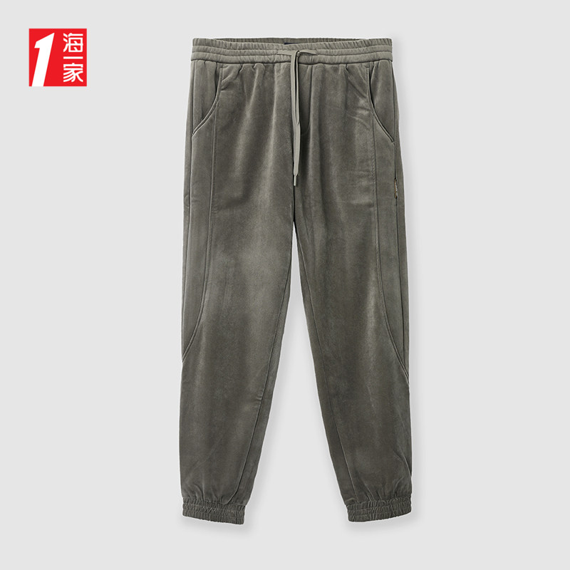 海一家舒适保暖休闲裤2025年秋冬新品有型耐穿加绒裤子男,男装,休闲裤,淘宝优惠券,粉丝福利购,淘宝优惠卷