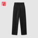 子男 商务休闲字母印花裤 海一家舒适中腰西裤 2025年秋冬新品