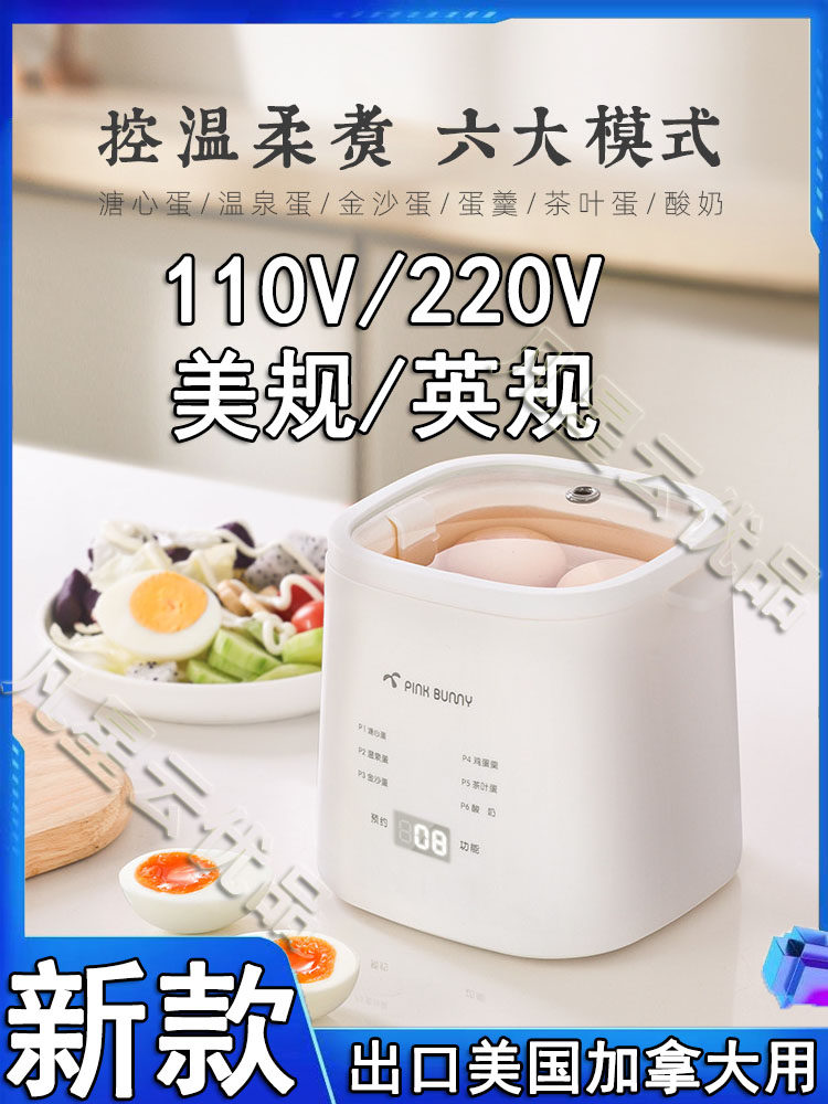 新110v美规台湾电压煮蛋蒸蛋器Steaming and Steaming Egg Maker